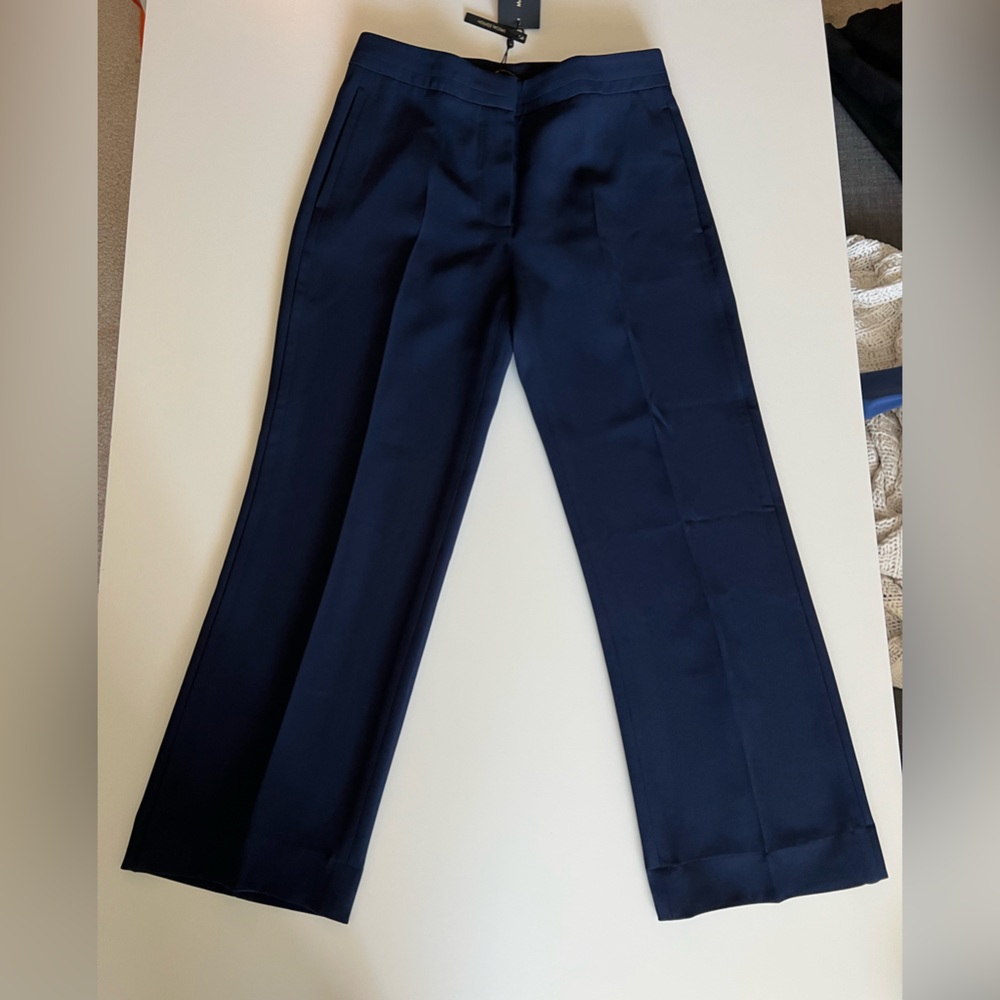 Navy trousers from Massimo Dutti